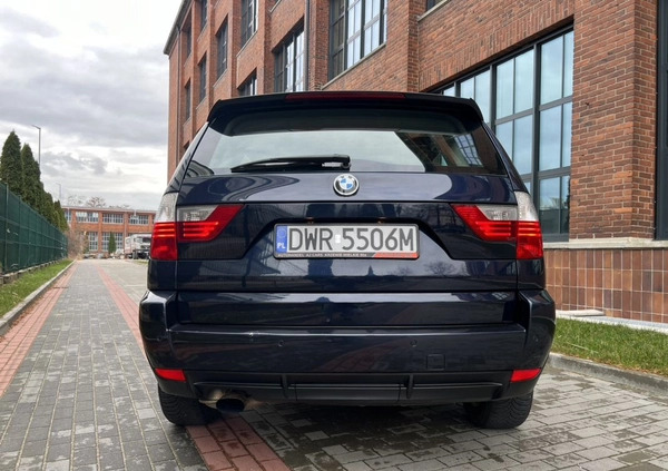 BMW X3 cena 23900 przebieg: 285000, rok produkcji 2008 z Wrocław małe 326